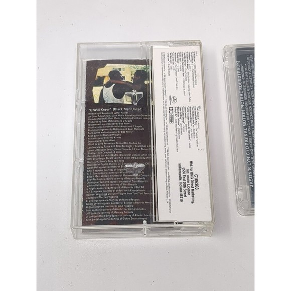 Jason's Lyrics Movie Soundtrack Cassette Tape LL Cool J Scarface Tony Toni Tone - Picture 3 of 6